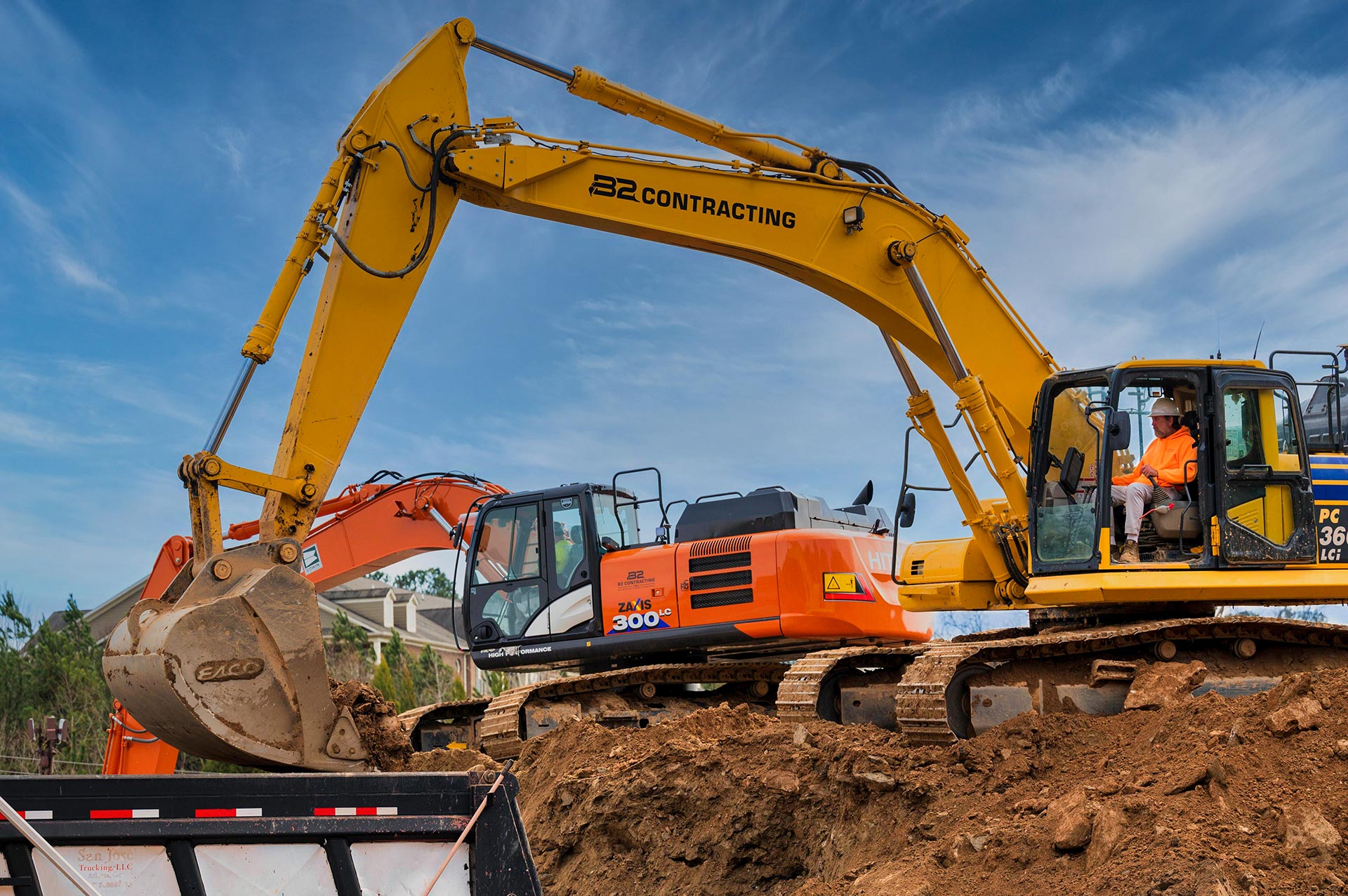 B2 Contracting jobsite